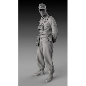 画像2: RoyalModel[RM878]1/35 WWII ドイツ戦車搭乗員 後ろで手を組む戦車兵 (2)