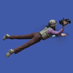 画像2: RoyalModel[RM960]1/35 現用 戦場ビデオカメラマン (2)