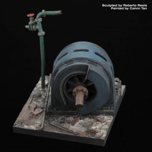 画像3: RoyalModel[RM990]1/35 ジオラマアクセサリー ビネットベース55mm×55mm WWII スターリングラードの工場内部 (3)
