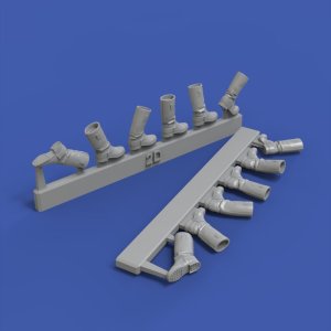 画像2: RoyalModel[RM998]1/35 WWII ドイツ 歩兵用ジャックブーツ アソートセットNo.4(12個入) (2)