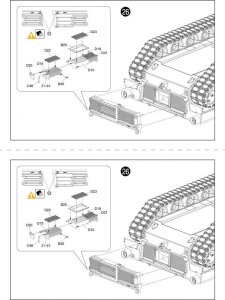 画像10: ライフィールドモデル[RFM5007]1/35 現用米 M1A1/A2エイブラムス フルインテリア付き(2in1) (10)