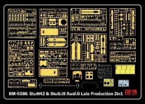 画像3: ライフィールドモデル[RFM5086]1/35 10.5cm突撃榴弾砲42 & III号突撃砲 G型 後期型 2 in 1 (3)