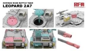 画像8: ライフィールドモデル[RFM5108]1/35 レオパルド2A7 主力戦車w/ボーナスパーツ (8)