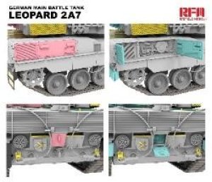 画像9: ライフィールドモデル[RFM5108]1/35 レオパルド2A7 主力戦車w/ボーナスパーツ (9)