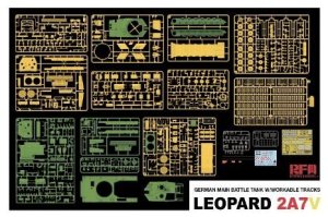 画像6: ライフィールドモデル[RFM5109]1/35 レオパルト 2 A7V ドイツ主力戦車 (6)