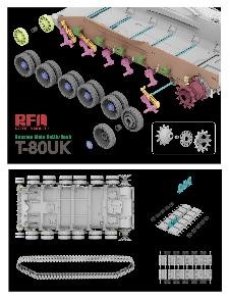 画像5: ライフィールドモデル[RFM5115]1/35 ロシア軍 T-80UK 主力戦車 (5)
