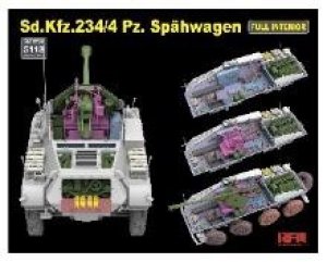 画像3: ライフィールドモデル[RFM5118]1/35 Sd.Kfz.234/4 重装甲車w/フルインテリア (3)