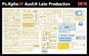 画像6: ライフィールドモデル[RFM5127]1/35 IV号戦車 H型 後期型w/連結組立可動式履帯 (6)
