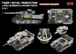 画像4: ライフィールドモデル[RFM5131]1/35 タイガーI重戦車 極初期型1943年前半w/フルインテリア&カットモデルパーツ グレードアップ版 (4)