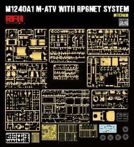 画像5: ライフィールドモデル[RFM5145]1/35 M1240A1 M-ATV w/RPGNet システム (5)