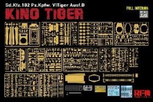 画像8: ライフィールドモデル[RFM5146]1/35 Sd.Kfz.182 キングタイガーw/フルインテリア (8)