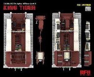画像9: ライフィールドモデル[RFM5146]1/35 Sd.Kfz.182 キングタイガーw/フルインテリア (9)