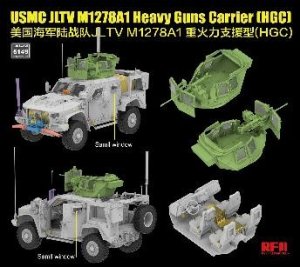 画像3: ライフィールドモデル[RFM5149]1/35 米海兵隊 JLTV M1278A1 HGC (重火力支援型) (3)