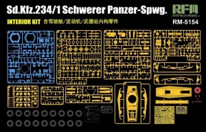 画像2: ライフィールドモデル[RFM5154]1/35 Sd.Kfz.234/1 重装甲偵察車w/フルインテリア (2)