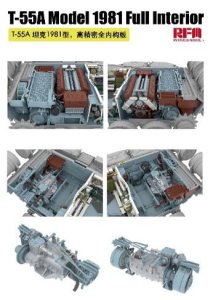 画像9: ライフィールドモデル[RFM5155]1/35 T-55A Mod.1981 w/フルインテリア＆可動式履帯 (9)