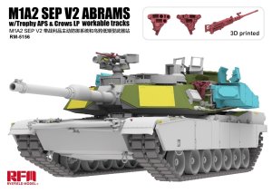 画像1: ライフィールドモデル[RFM5156]1/35 M1A2 SEP V2 エイブラムス w/トロフィーAPS、CROWS LP &  可動式履帯 (1)
