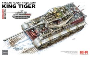 画像1: ライフィールドモデル[RFM5159]1/35 Sd.Kfz.182 キングタイガーw/フルインテリア (クリアパーツ版) (1)