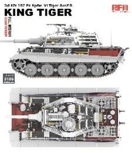 画像2: ライフィールドモデル[RFM5159]1/35 Sd.Kfz.182 キングタイガーw/フルインテリア (クリアパーツ版) (2)