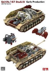 画像3: ライフィールドモデル[RFM5061]1/35 IV号突撃砲 初期型 w/フルインテリア & 可動式履帯 (3)