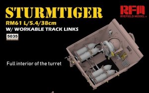 画像2: ライフィールドモデル[RFM5035]1/35 シュトルムティーガーw/連結組立可動式履帯 (2)