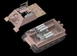 画像3: ライフィールドモデル[RFM5035]1/35 シュトルムティーガーw/連結組立可動式履帯 (3)