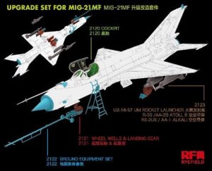 画像2: ライフィールドモデル[RFM2121]1/48 MiG-21MF用着陸装置 &ホイールベイ (2)
