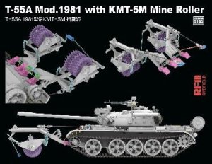 画像3: ライフィールドモデル[RFM5163]1/35 T-55A 中戦車 Mod.1981w/KMT-5M マインローラー (3)
