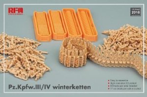 画像2: ライフィールドモデル[RFM2018]1/35 III/IV号戦車用可動式履帯セット (ヴィンターケッテンタイプ)  (3Dプリンター製) (2)