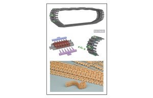画像2: ライフィールドモデル[RFM5084]1/35 III/IV号戦車 & III/IV号 突撃砲用連結組立可動式 ヴィンターケッテン (2)