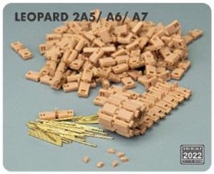 画像2: ライフィールドモデル[RFM2022]1/35 レオパルト2A5/A6/A7用 可動式 履帯セット (3Dプリンター製) (2)