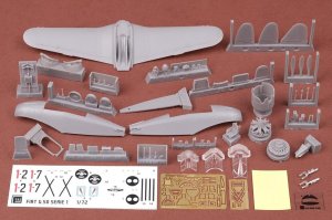 画像2: S.B.S model[SBM7028]1/72 フィアット G.50 セリエI「スペイン空軍」 リミテッドエディション (2)