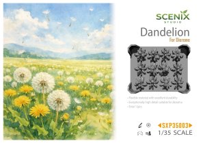 画像1: SCENIX Studio[SXP35003]1/35 ジオラマアクセサリー タンポポ(12個入) (1)