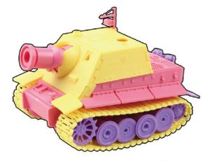 画像2: 童友社 カラフルキュートタンク[No.3] ストームタイガー（ドイツ） (2)