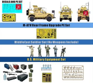 画像2: ギャラクシーホビー[GHY72A01-20]1/72 M1240 (M-ATV) MRAP  w/O-GPK砲塔 スペシャルセット (2)