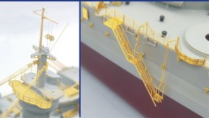 画像6: シップヤードワークス[VICSHIS350008]1/350 イタリア海軍 戦艦ローマ(トランぺッター05318用) (6)