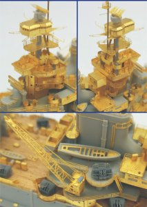 画像3: シップヤードワークス[VICSHIS700022]1/700 英海軍 戦艦 マレーヤ1943(トランぺッター05799用) (3)