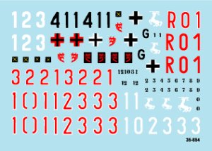 画像2: STAR DECALS[SD35-854] 1/35 WWII独 東プロイセンとケーニヒスベルク #1 パンターG型,パンターG型指揮車 デカールセット (2)