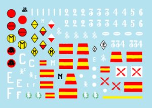 画像3: STAR DECALS[SD35-865] 1/35 スペイン内戦 #3 I号戦車B型/I号戦車20mm機関砲搭載型 デカールセット (3)