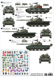画像2: STAR DECALS[SD35-883]1/35 アフガニスタンのソビエト軍 #1 T-62 デカールセット (2)