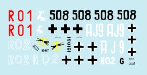 画像2: STAR DECALS[SD35-887]1/35 WWII独 指揮戦車 IV号H/J、パンターA/G デカールセット (2)