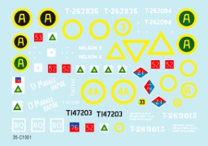 画像3: STAR DECALS[SD35-C1001] 1/35WWII イタリア戦線の南アフリカ連邦軍 シャーマン ファイアフライVC,Mk.IIA,Mk.V デカールセット (3)