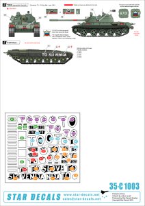 画像2: STAR DECALS[SD35-C1003] 1/35 スロベニア独立戦争 1991 #1 M36B2,T-55A,M-84,BTR-50PK デカールセット (2)