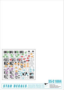 画像2: STAR DECALS[SD35-C1004] 1/35 バルカン半島の平和維持部隊#3.フランス軍 VBL, VAB, AMX-10RC デカールセット (2)