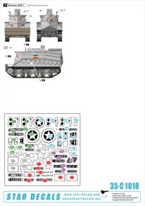 画像2: STAR DECALS[SD35-C1018] 1/35 WWII英 英軍特殊車両 BARV,シャーマンクラブ,シャーマンクロコダイル デカールセット (2)