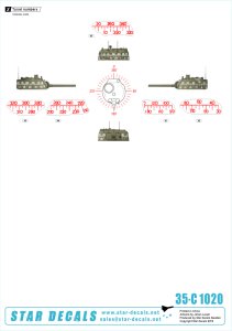 画像2: STAR DECALS[SD35-C1020] 1/35 WWII英 ノルマンディーの英軍海兵隊 火力支援車両 シャーマンMk.V デカールセット (2)