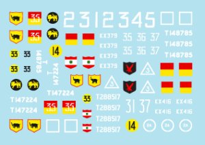 画像2: STAR DECALS[SD35-C1033]1/35 インド・パキスタン戦争'65 デカールセット (2)