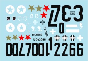 画像3: STAR DECALS[SD35-C1039]1/35 WWII独 枢軸国軍のIII号突撃砲 デカールセット#1 ルーマニア/ハンガリー (3)