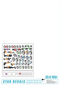 画像2: STAR DECALS[SD35-C1051]1/35 イラン陸軍 #2 イスラム革命防衛隊 デカールセット (2)