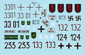 画像2: STAR DECALS[SD35-C1058]1/35 WWII独 クールラント包囲網 #1 ティーガー,Sd.Kfz.251 デカールセット (2)