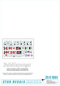 画像2: STAR DECALS[SD35-C1064]1/35 WWII独 指揮戦車 #8 国防軍のティーガーI/II (2)